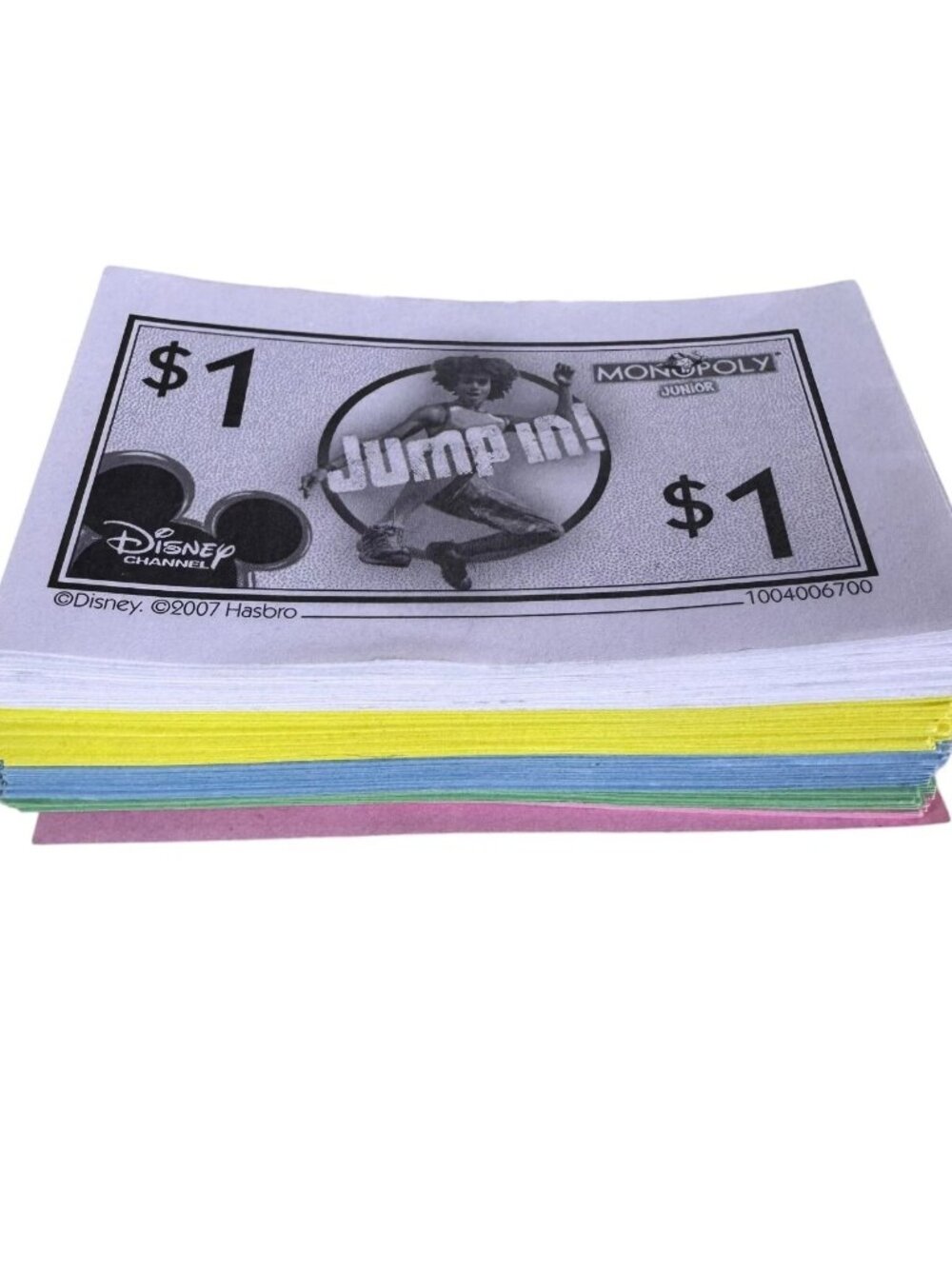 Monopoly Junior Disney Channel Hannah Montana 2007 Replacement Game Money Only